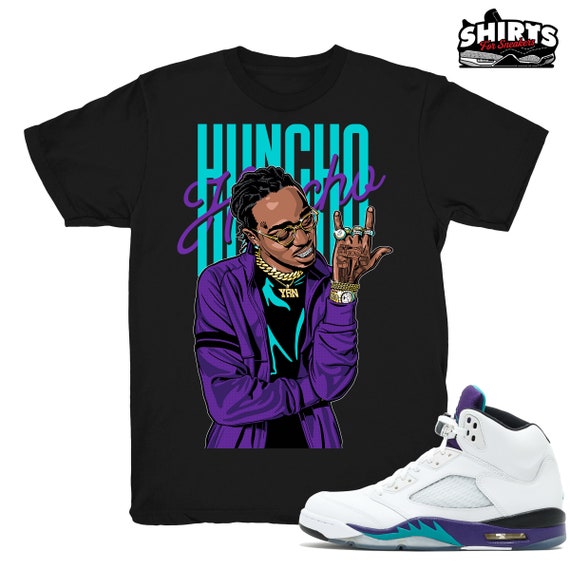 grape jordan 5 shirt