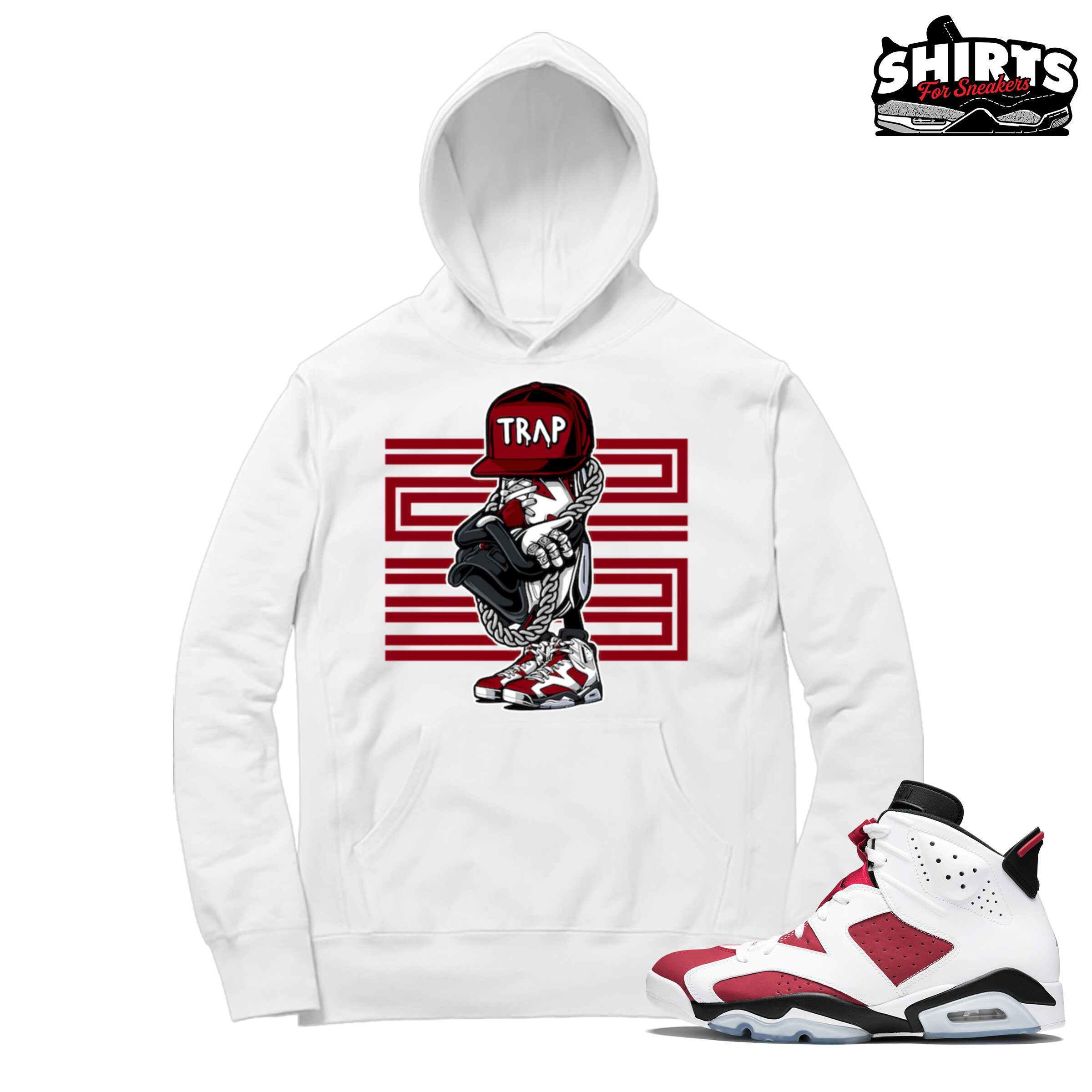 Carmine 6 Hoodie Carmine Sneakerhead Retro 6 Carmine 2021 - Etsy