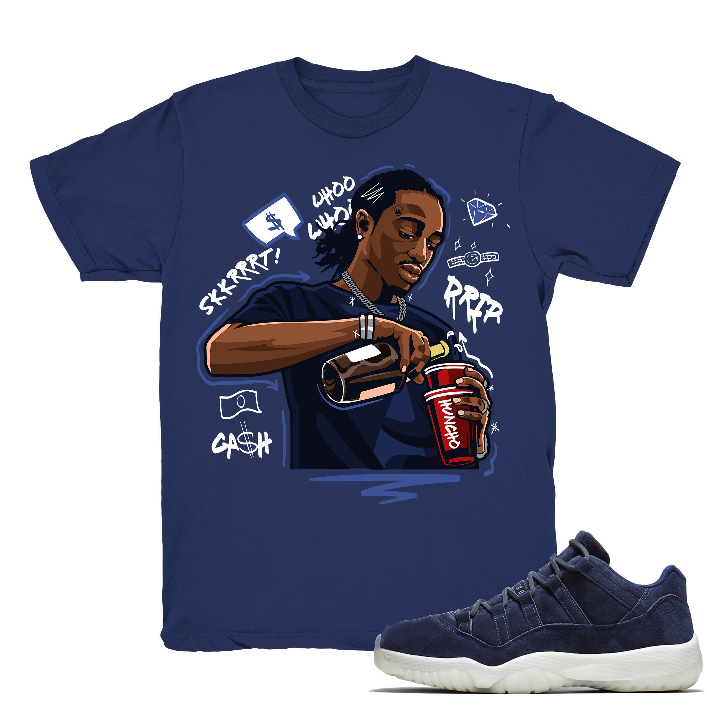 Jeter 11 Low Shirt Quavo Drip Retro 11 Low Re2pect Jeter 