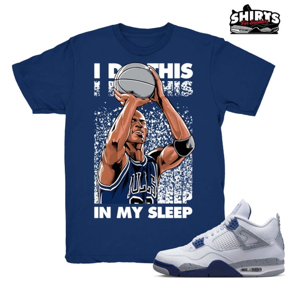 Midnight Navy T-shirt: Retro Jordan Sneaker Match Tee