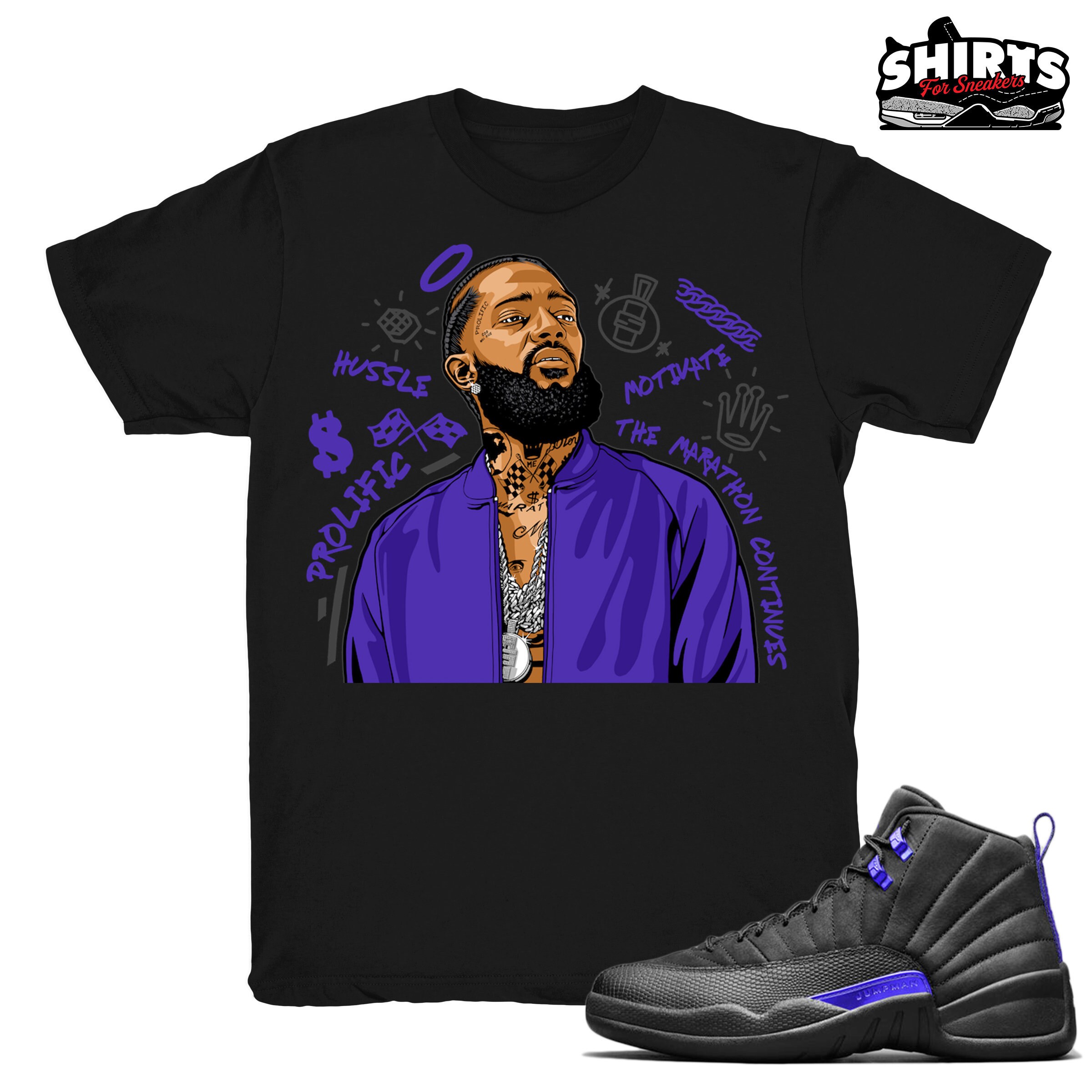 retro 12 dark concord shirt