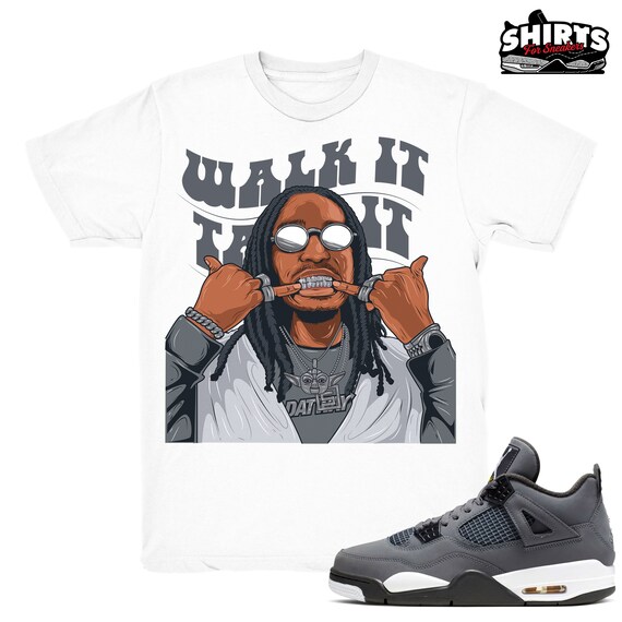 jordan retro 4 cool grey shirt