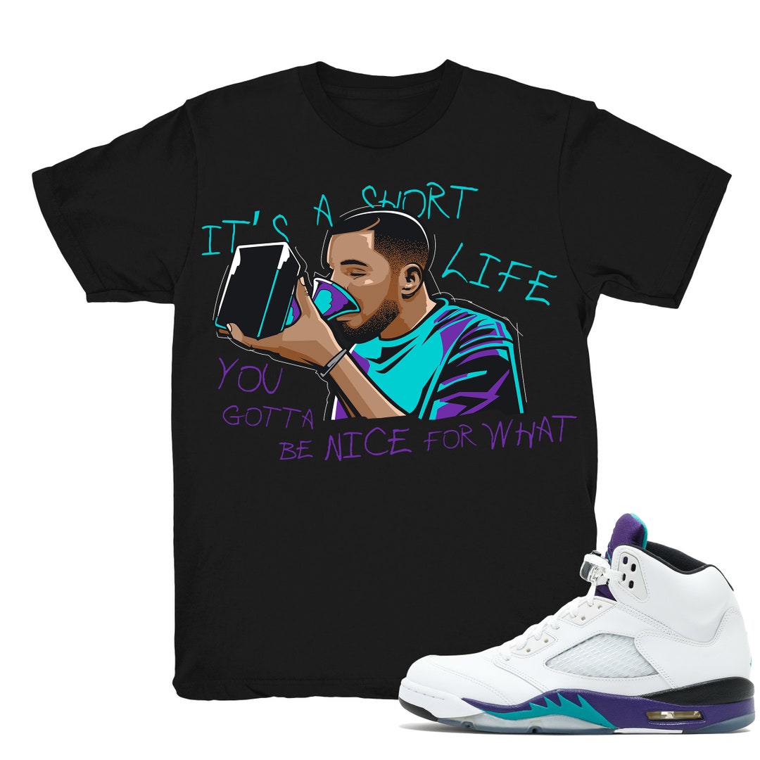 Medusa Shirts That Match Alternate Grape 5s Nike Grape Shirt Top