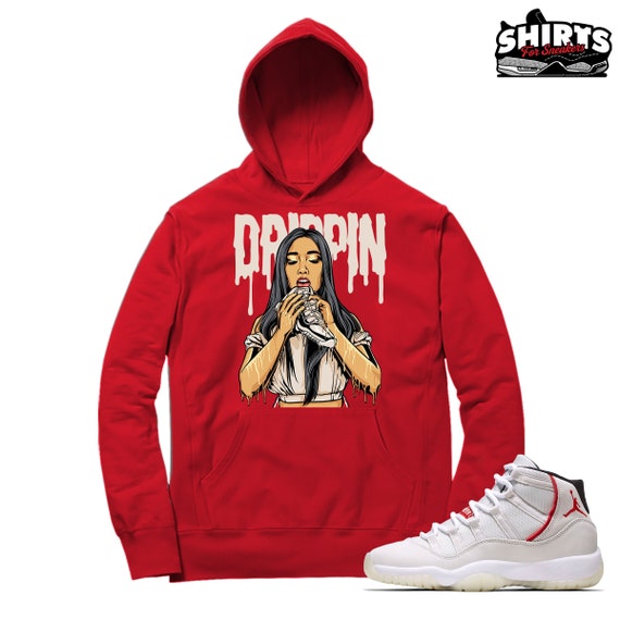 jordan 11 platinum tint hoodie