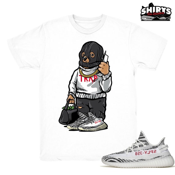 Yeezy Boost Zebra 350 shirt Trap Bear 