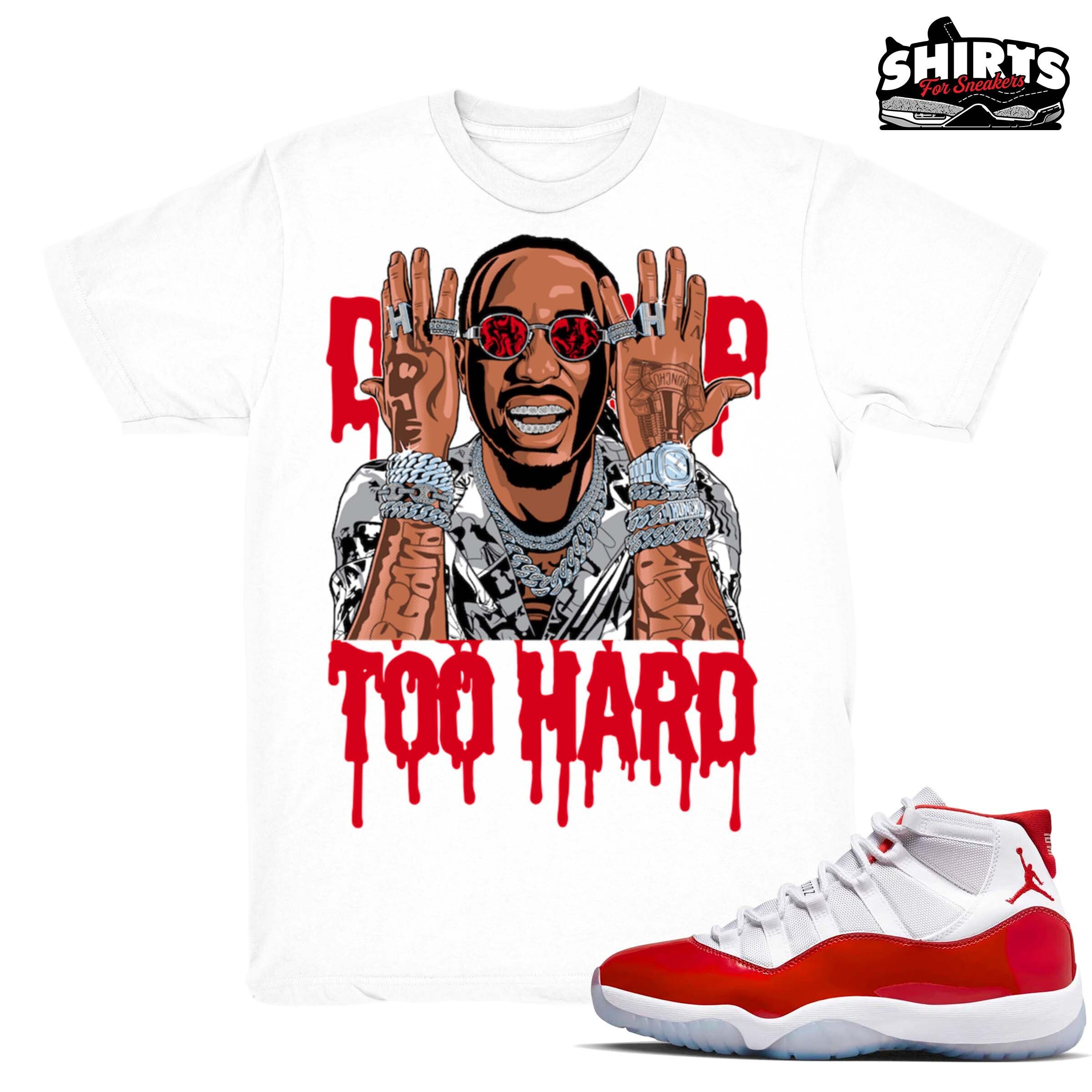 Cherry 11 Shirt | Drip Too Hard - Match Retro 11 Cherry