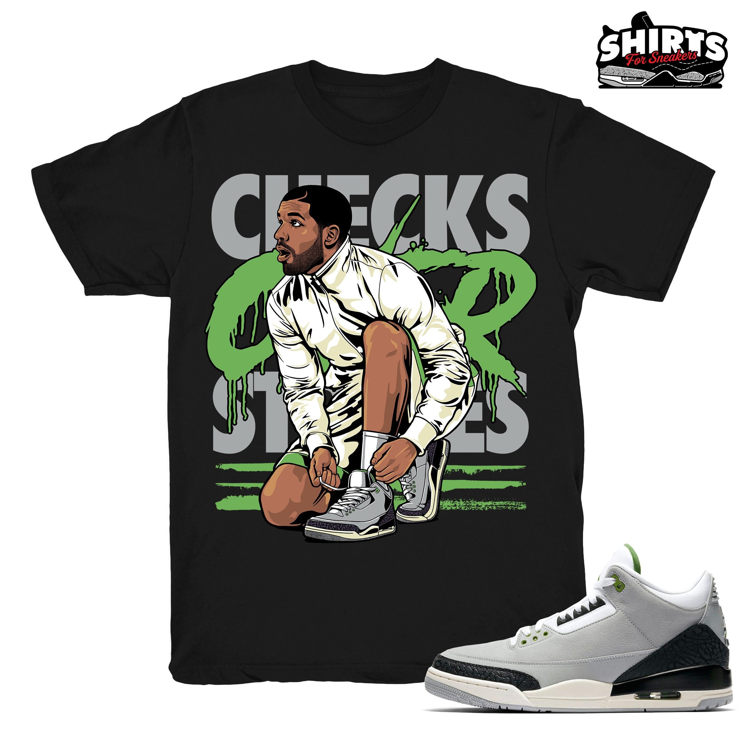 jordan 3 chlorophyll shirt