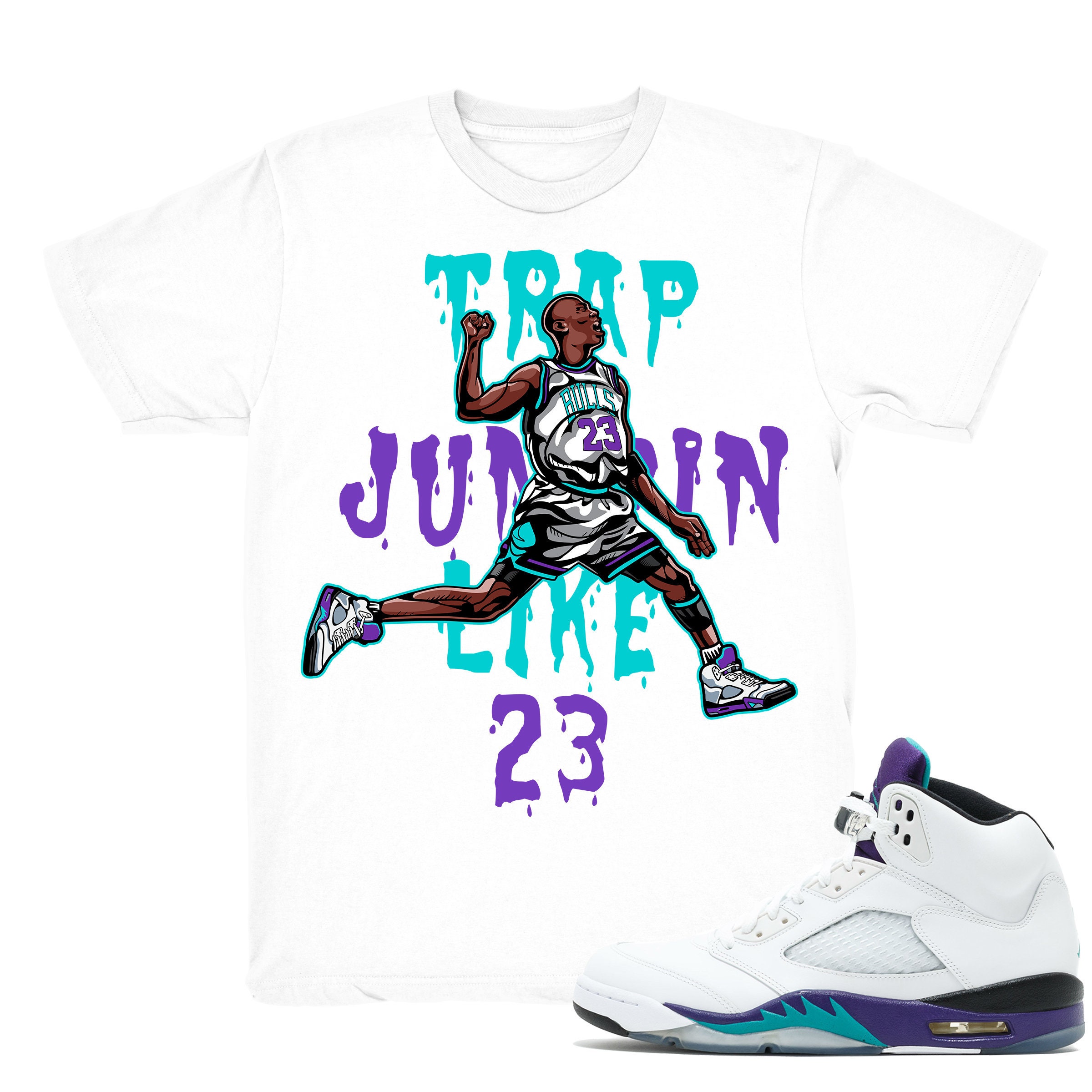 Grape 5 Shirt Trap Jumpin' Match Retro 