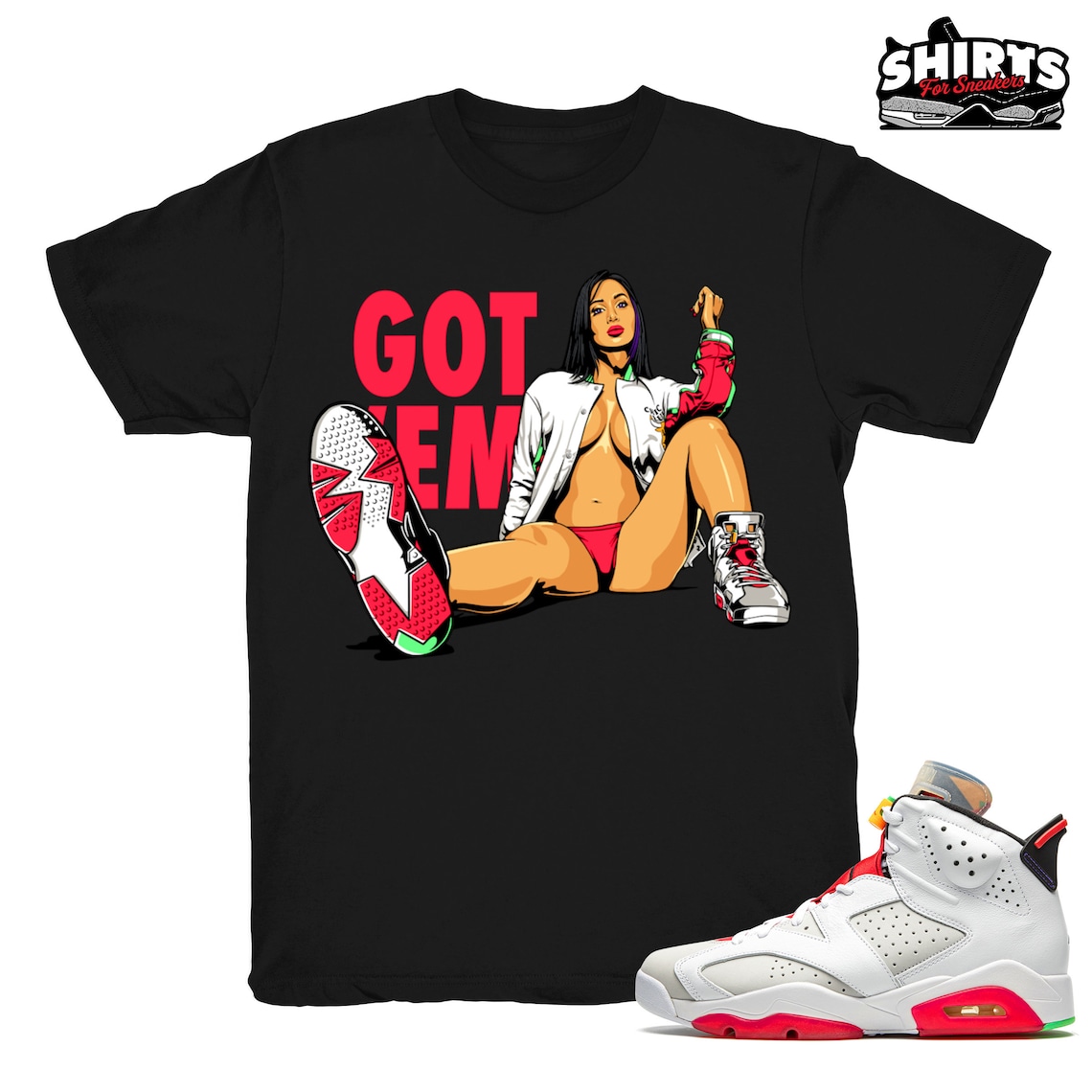 shirts that match jordan 6 hare