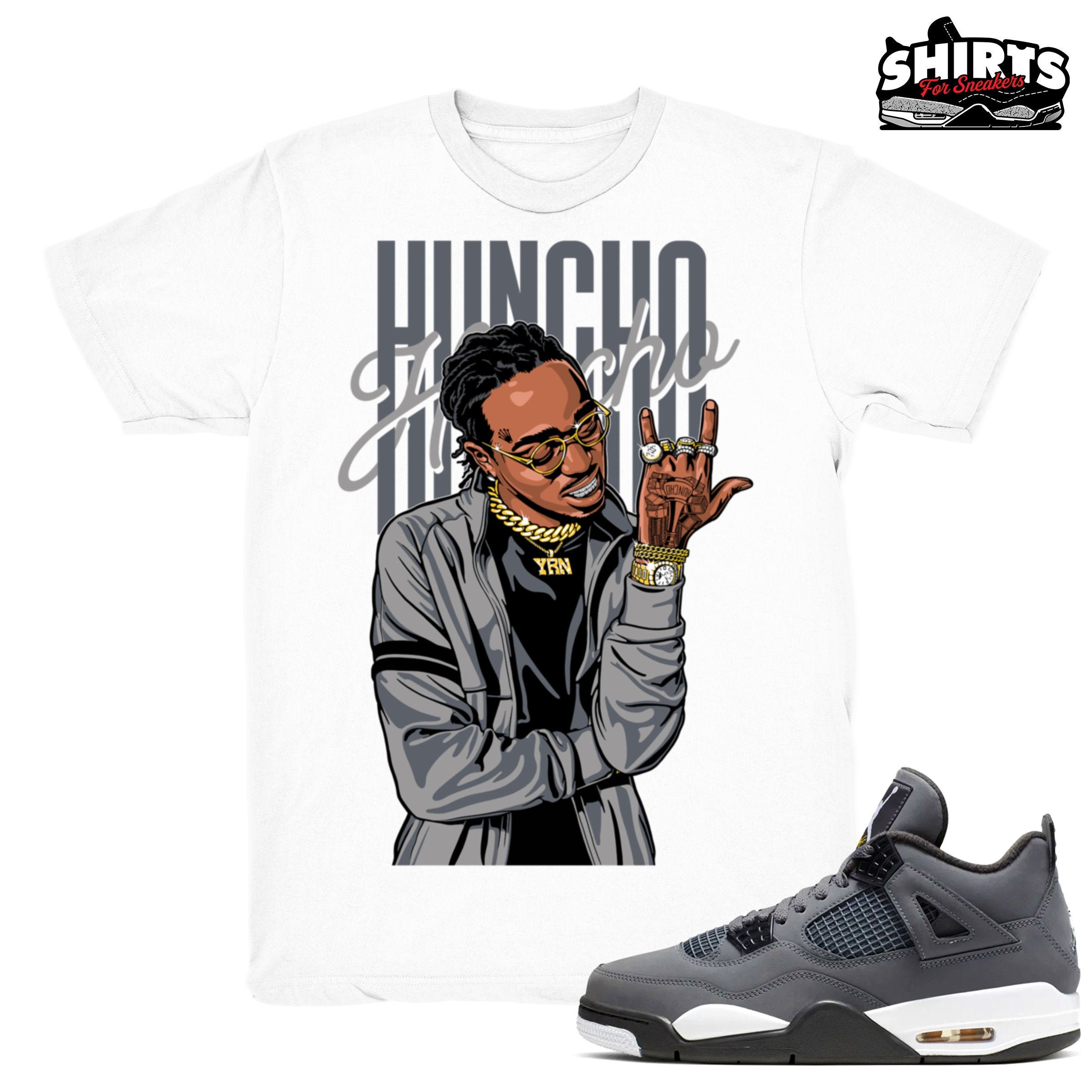 Cool Grey 4 Shirt Huncho Match Retro 4 