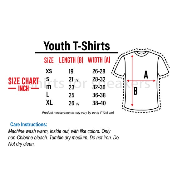 air jordan t shirt size chart