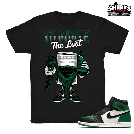 jordan retro 1 pine green shirt