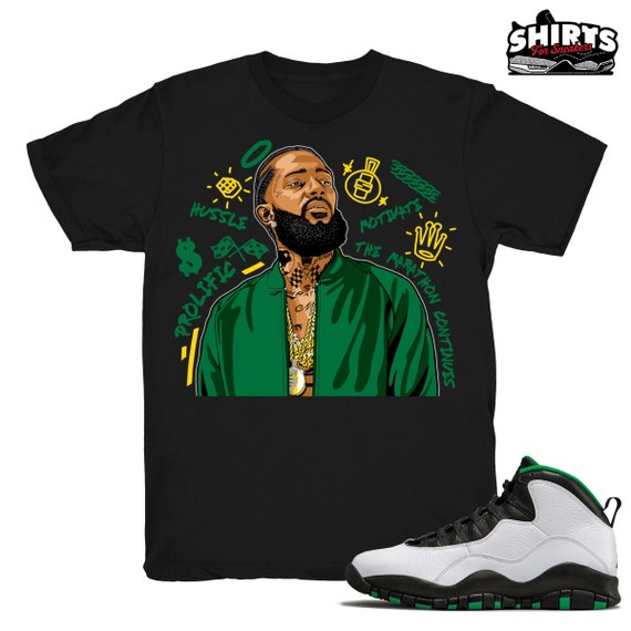 jordan retro 10 seattle shirt