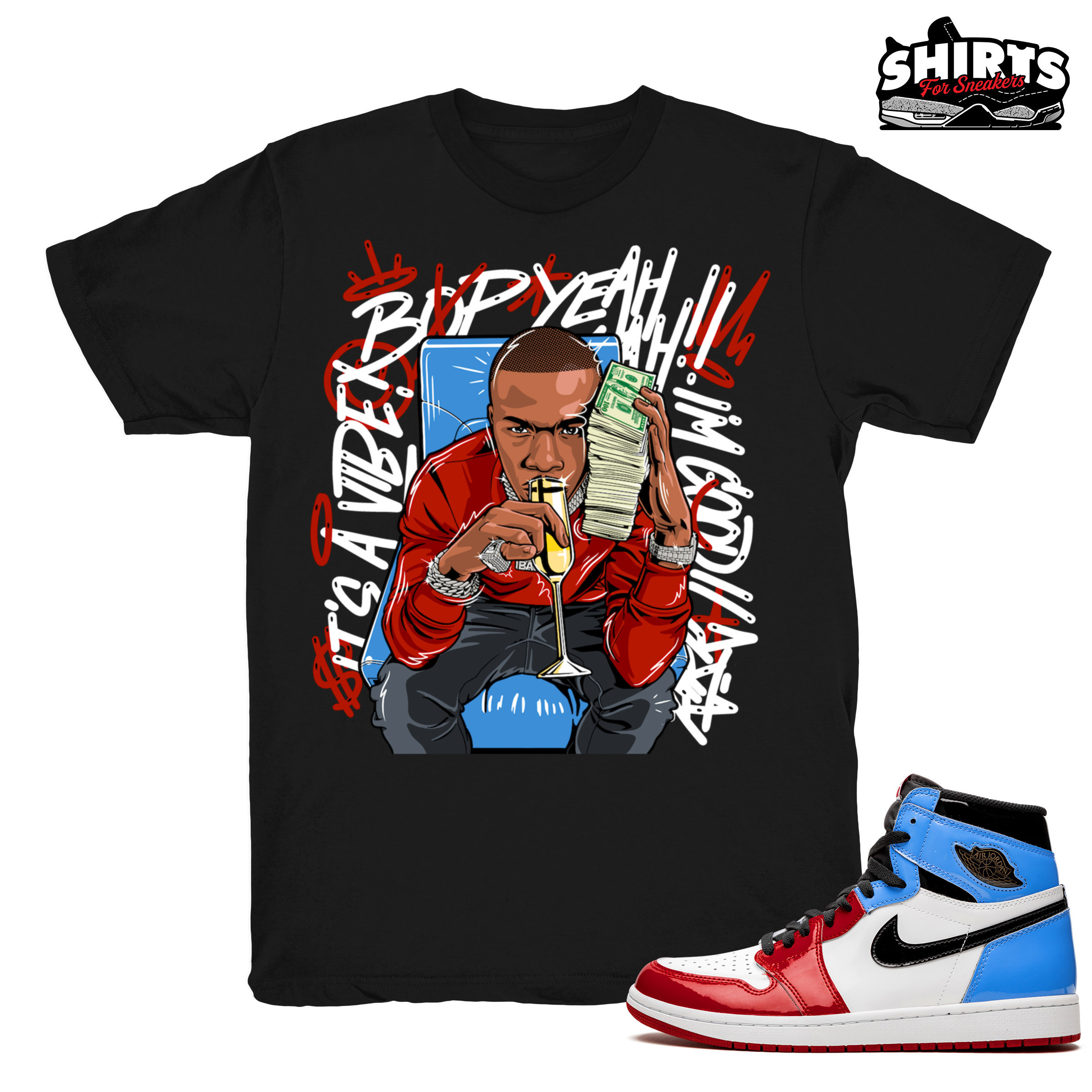 jordan 1 fearless shirt