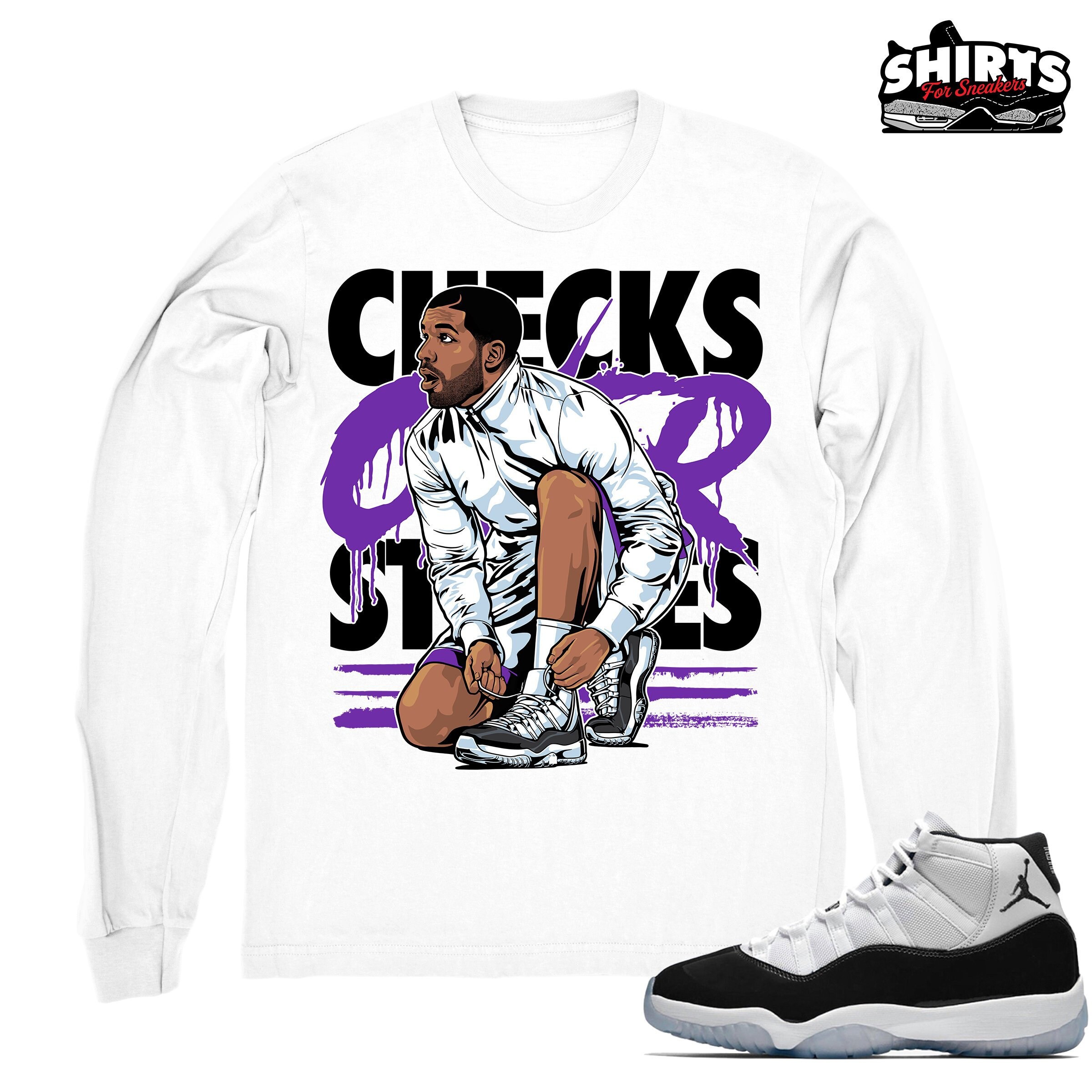 Air Jordan 11 Concord Shirt Drake 