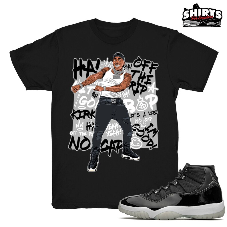 Air Jordan 11 Jubilee shirt | DaBaby Vibes - Retro 11 25th Anniversary tees / black t-shirts 