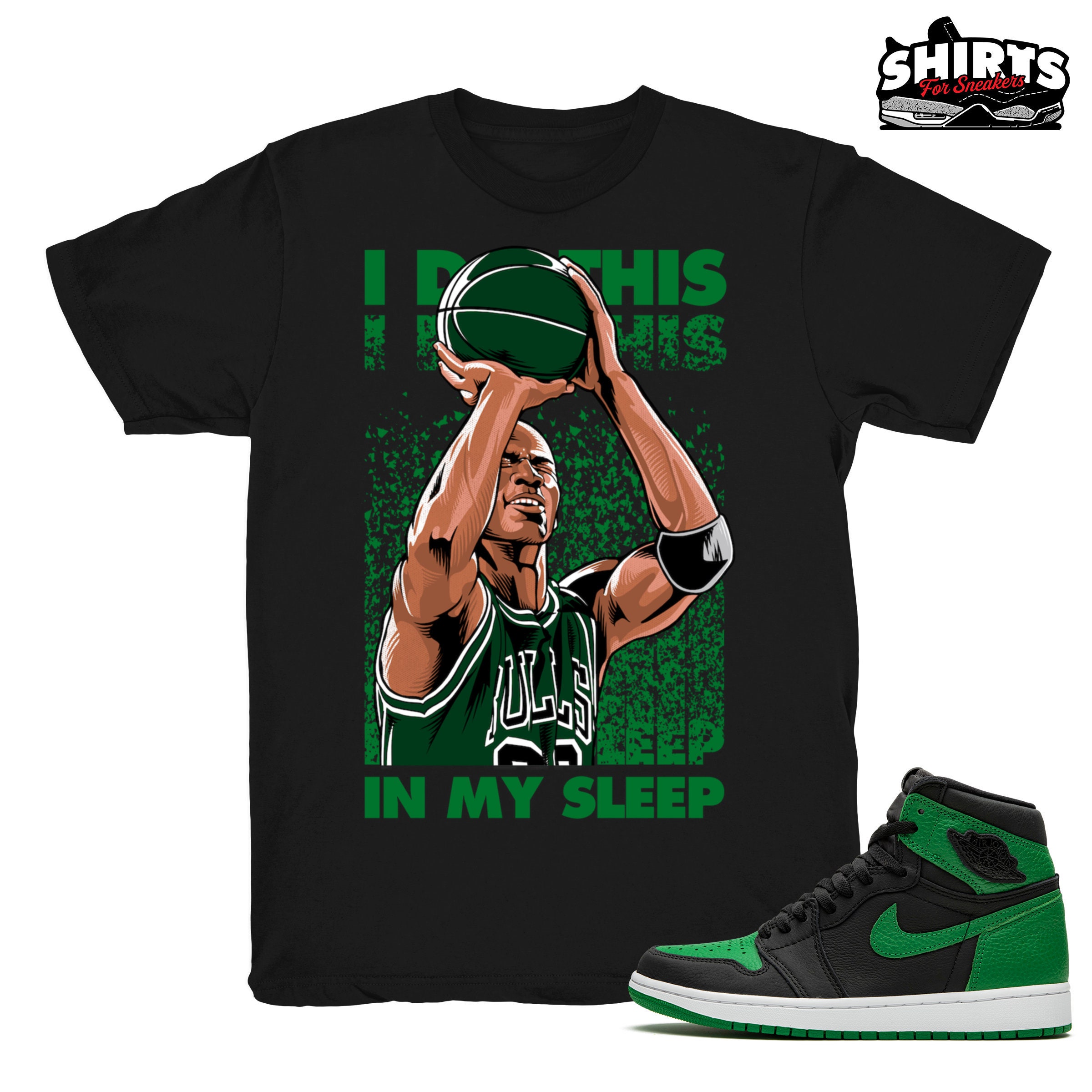 pine green jordan shirt
