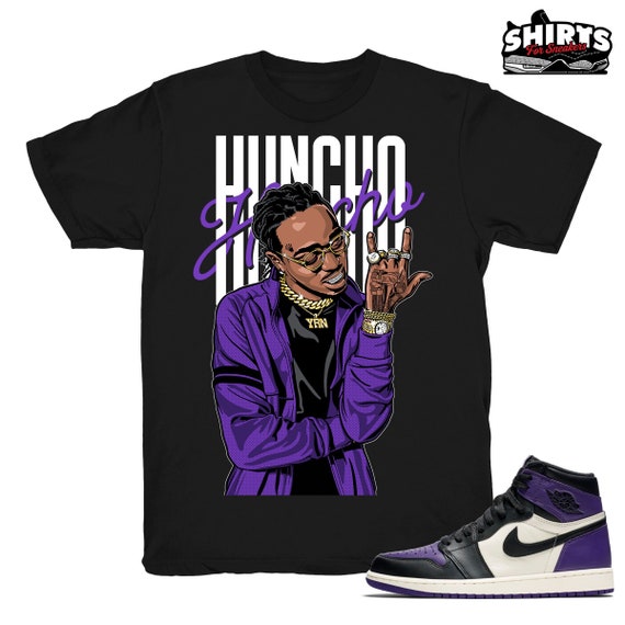 court purple jordan shirt