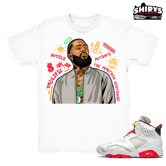 air jordan 6 hare 2020 shirts