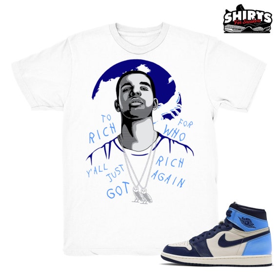 jordan 1 unc shirt