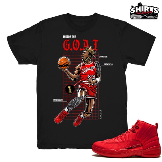 jordan 12 gym red shirt