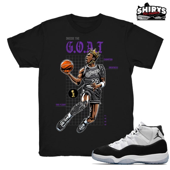 Air Jordan 11 Concord shirt Goat 