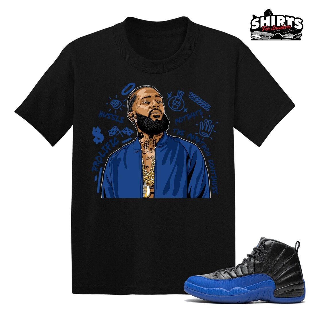 Game Royal 12 Kids Shirt Nipsey Forever Fly Match Retro 12 Etsy