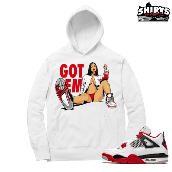 Fire Red 4 Hoodie Nipsey Forever Match Retro 4 Fire - Etsy Israel