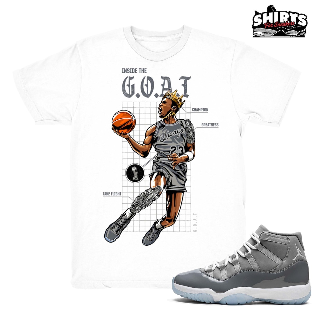 retro 11 cool grey shirt