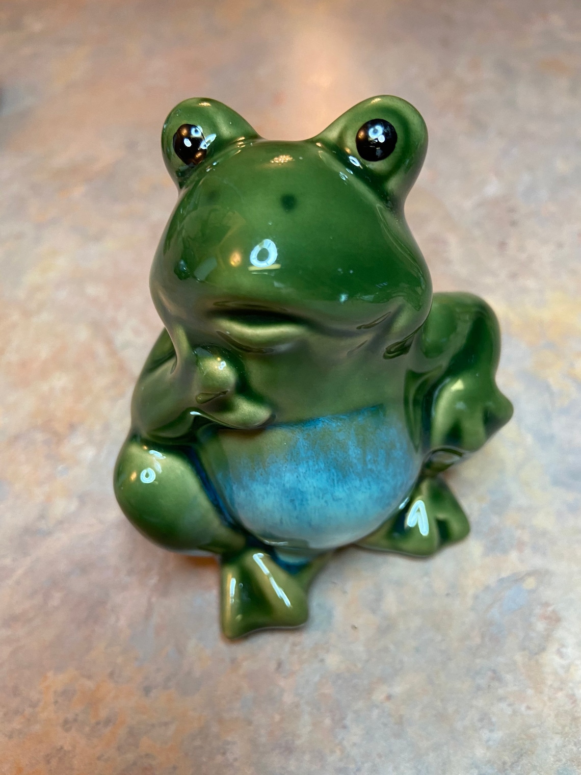 Figurine Grenouille En Céramique Faite Main : Art De La Sculpture étrange - France