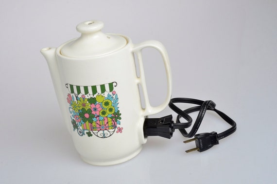 Japanese Glass Electric Teapot for Home Heating - Ceramic Heater Included 