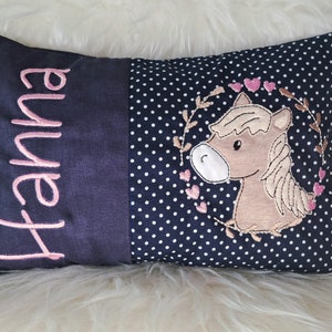 Personalized pillow | Pillow with name | Birth | Baptism | Horse | Personalized birth pillow | Birth pillow | Girl | Boy | Pony