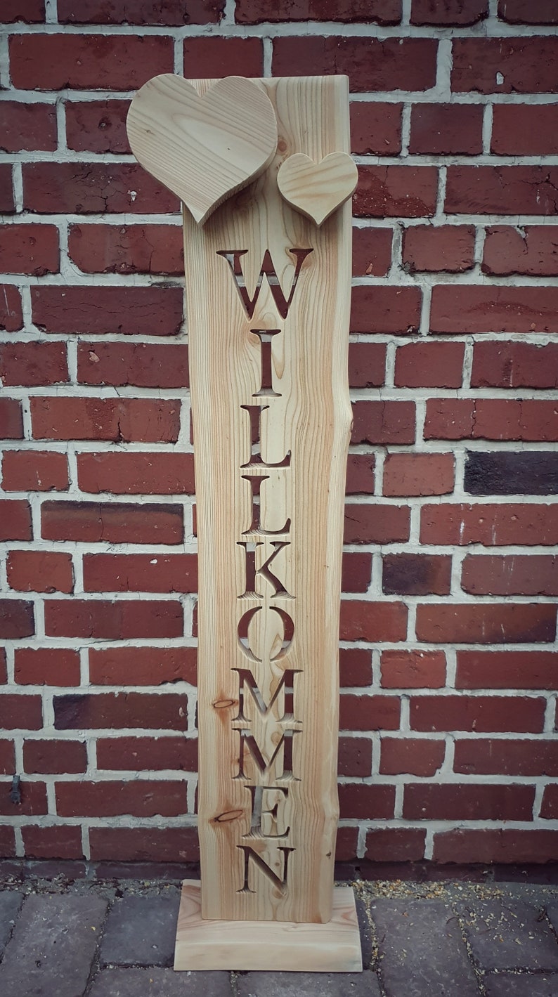 Lustiges Willkommensschild Aus Holz Für Die Haustür | 30,5x15,2 Cm, Rustikaler Bauernhausstil – Perfekt Als Geschenk Oder Deko