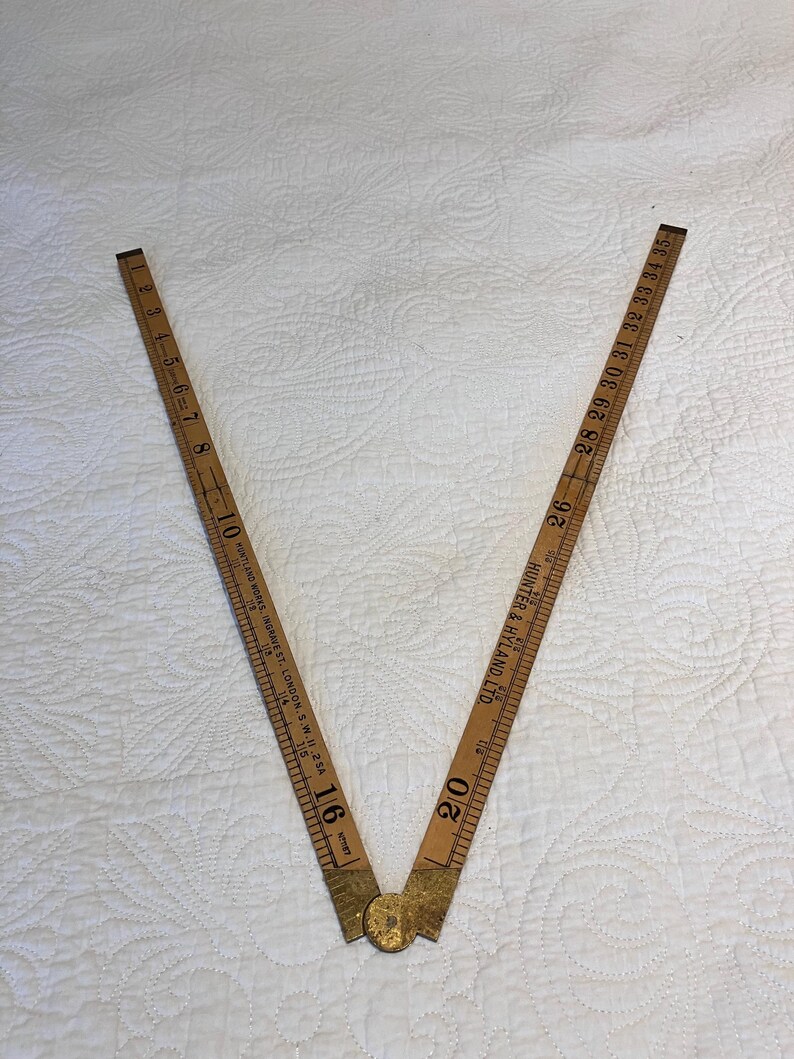 Rabone Boxwood Collapsible Ruler - Etsy