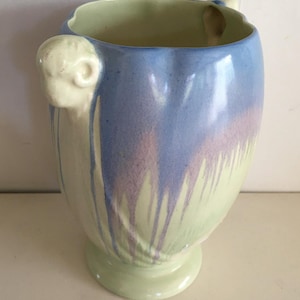 Art Deco drip ware  vase Crown Devon