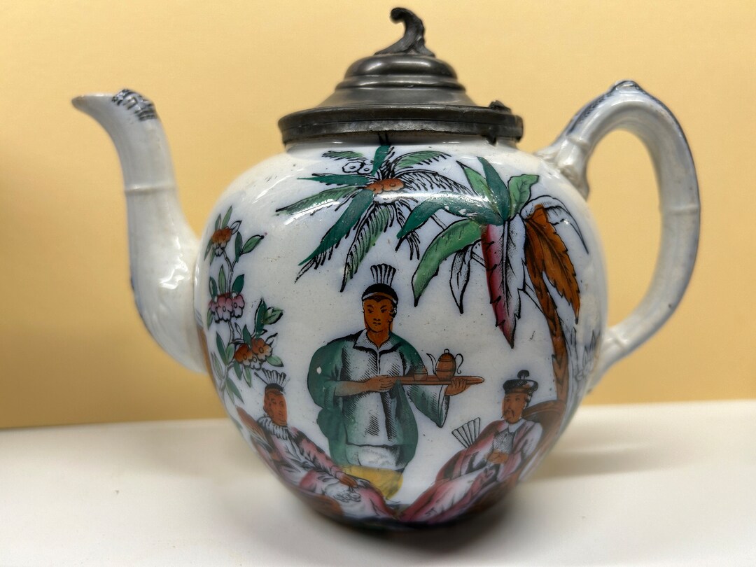 Vintage Oriental Teapot Etsy UK