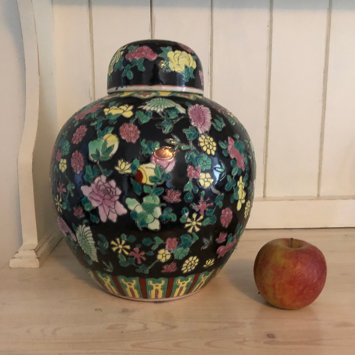 Large Chinese Ginger Jar Etsy