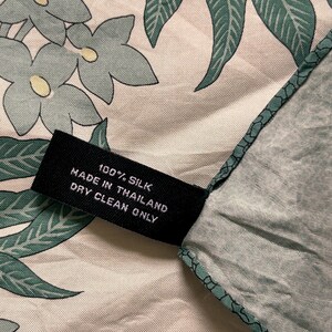 Pañuelo de seda vintage de Jim Thompson imagen 7