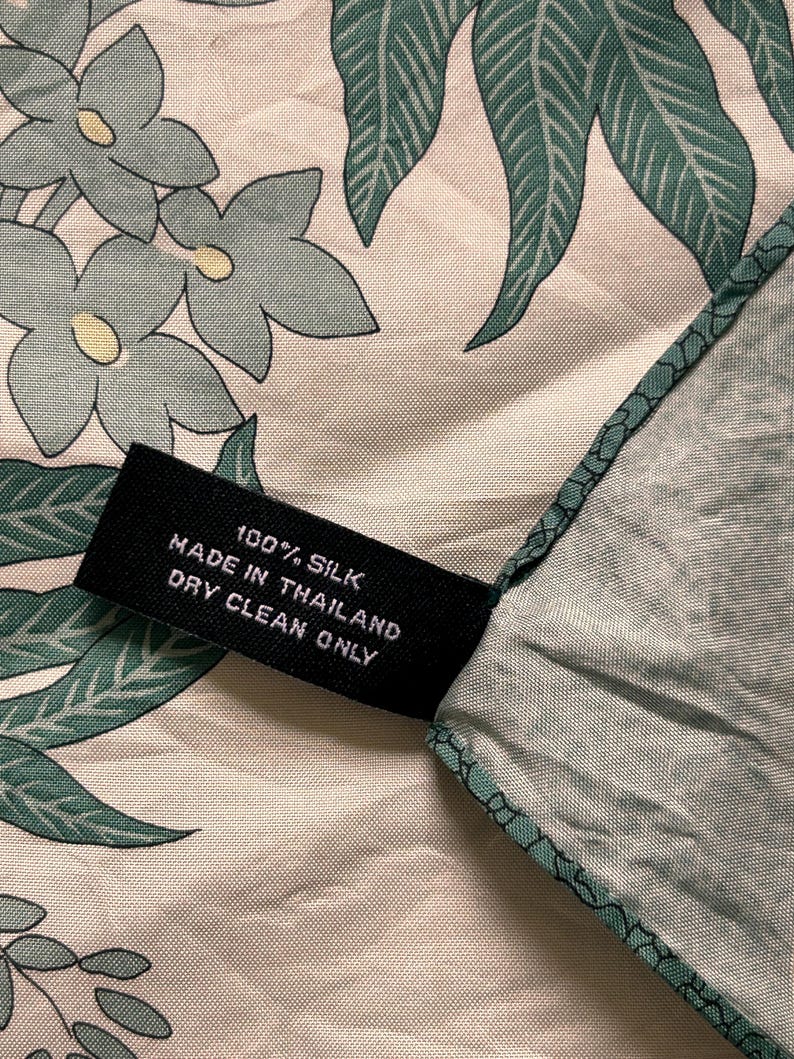 Pañuelo de seda vintage de Jim Thompson imagen 7