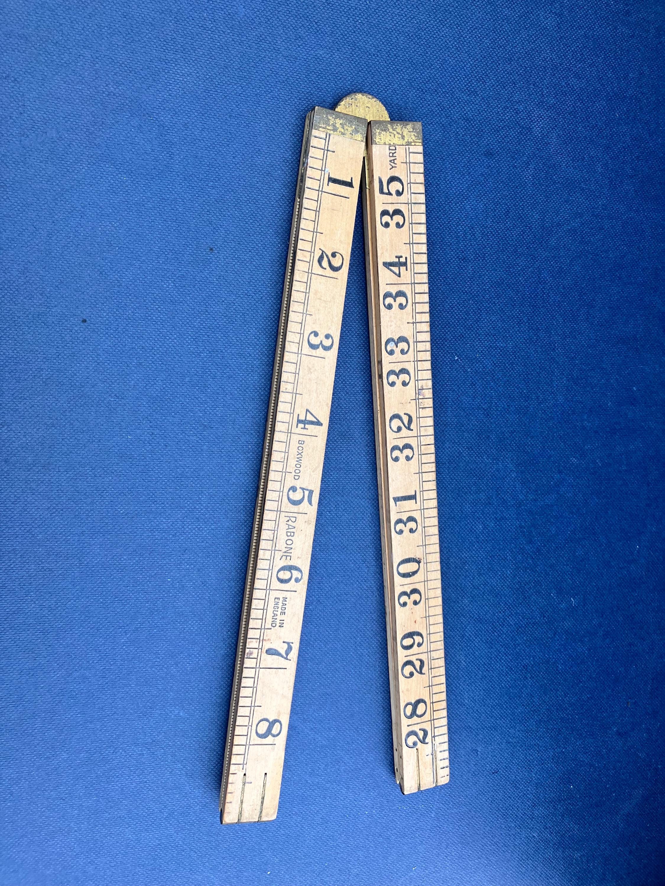 Rabone Boxwood Collapsible Ruler - Etsy