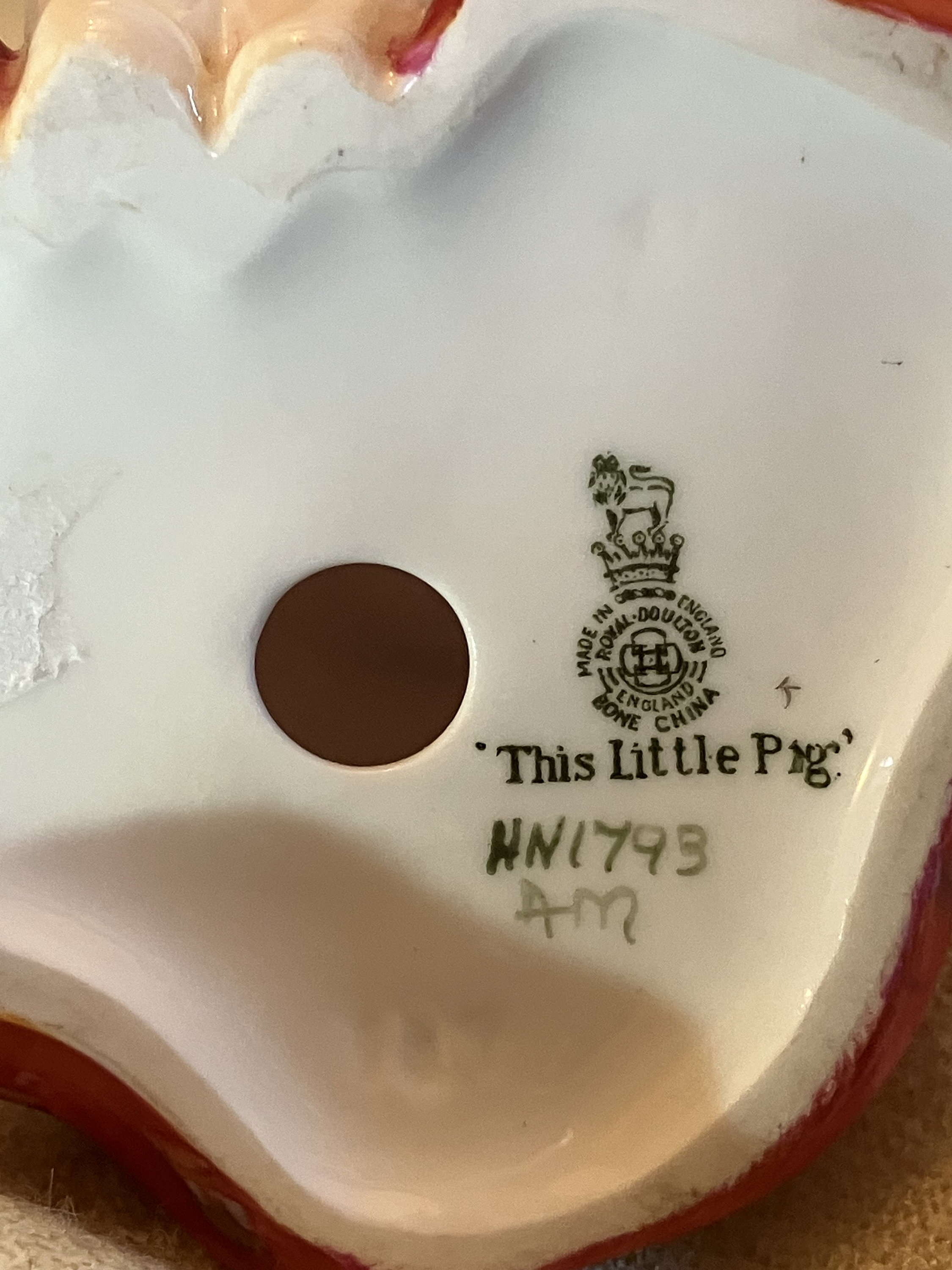 Royal Doulton Figurine This Little Pig - Etsy