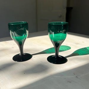 A pair of Bristol Green Glasses
