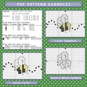 Hide and Seek Classic Winnie the Pooh Cross Stitch Pattern Instant PDF Download image 3