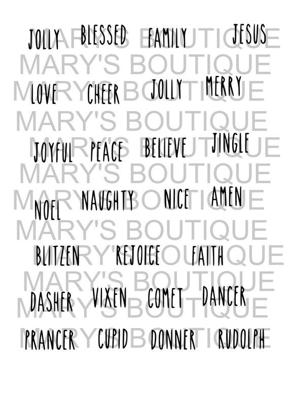 Download Free Rae Dunn Inspired Text Ornament Svg Etsy SVG DXF Cut File