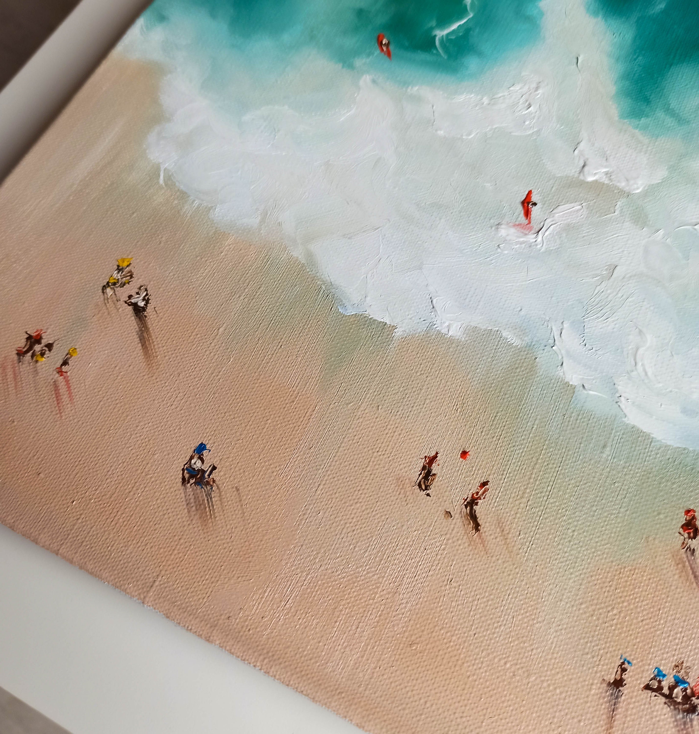 Ocean Painting Surf Original Art Seaside Wall Art Beach Etsy