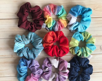 Hair Scrunchies made using Wrap Scrap