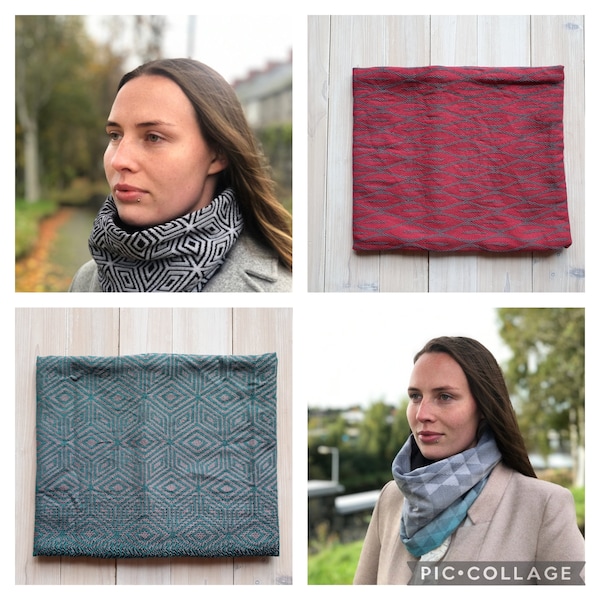 Wrap scrap cowl with fleece lining - Adult