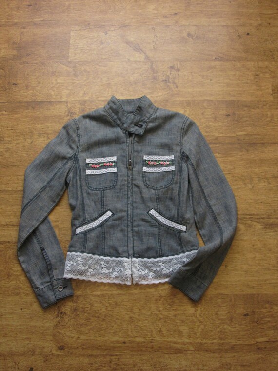 ladies denim jackets uk