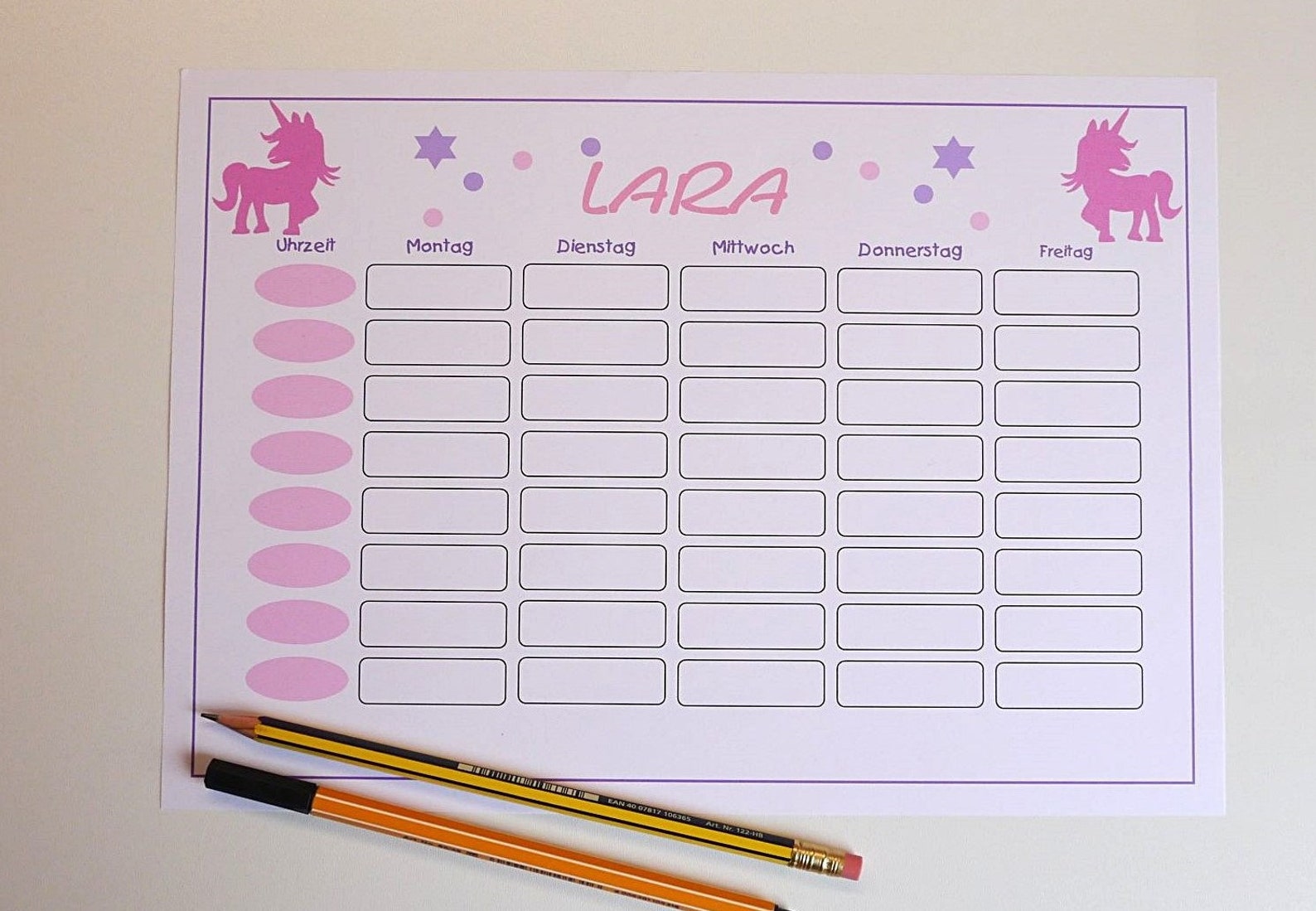 timetables chart cute unicorn timetables chart cute unicorn