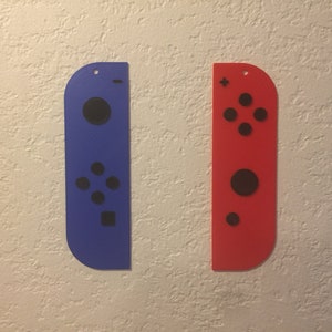 Nintendo Switch Joy Con Wall Art - Nintendo Decor, Game Room Decor, Gaming Wall Art image 1